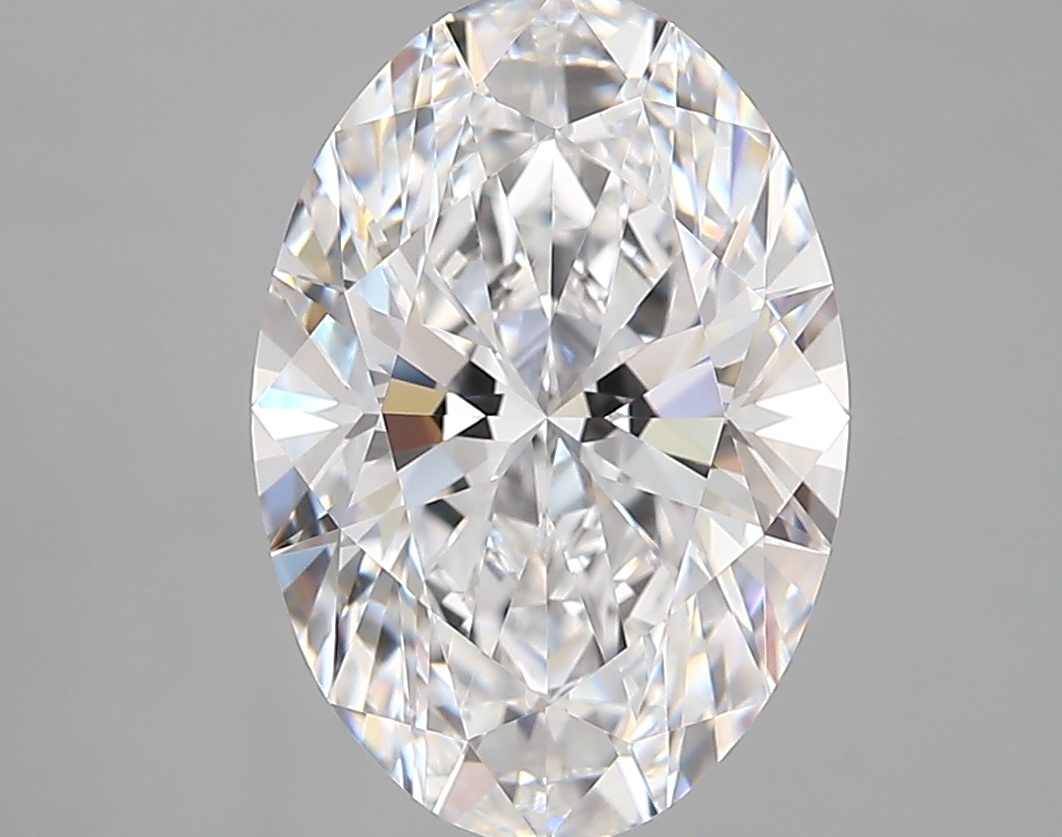 3.46 Carat Oval Cut D FL Diamond - view 1