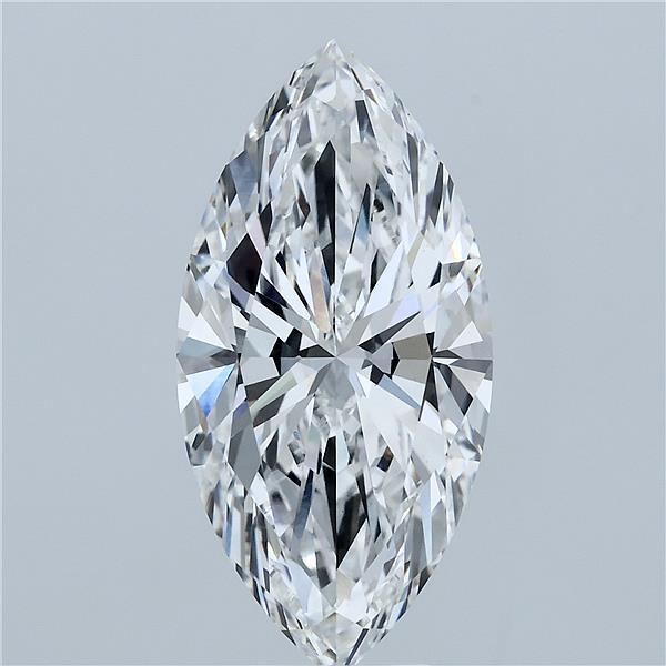 5.53 Carat Marquise Cut E VVS2 Diamond - view 1
