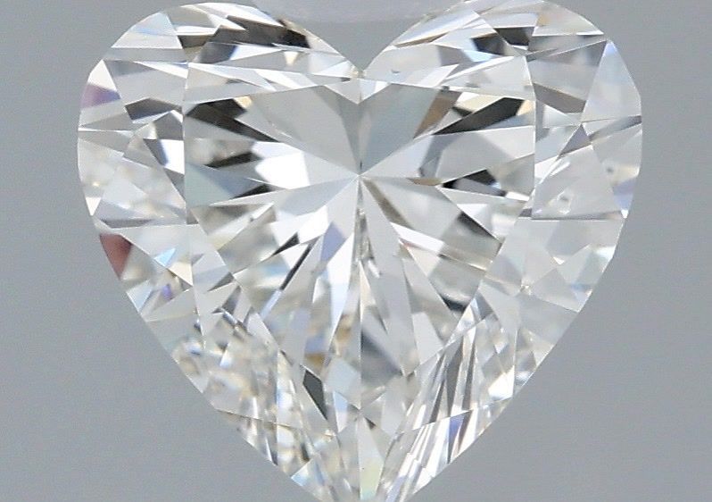 1.06 carat f VVS2 EX Cut IGI heart diamond