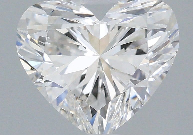 1.04 carat f VVS1 EX Cut IGI heart diamond