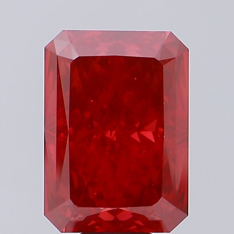 Radiant 10.5ct Fancy Vivid Red VS1
