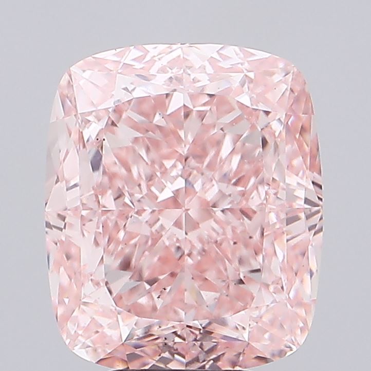 Cushion 6.04ct Fancy Vivid Pink VS2