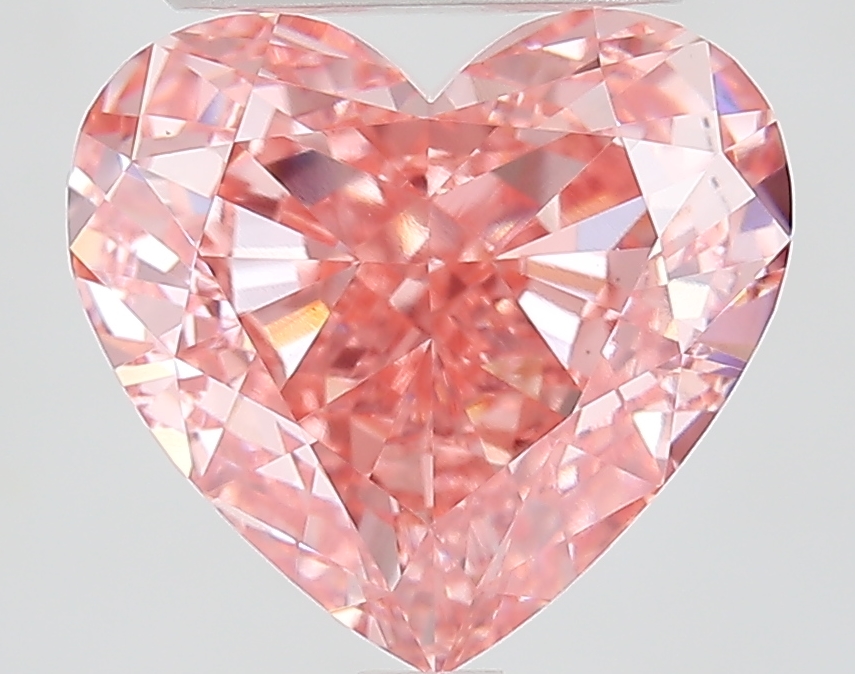 Heart 4.82ct Fancy Vivid Pink VVS2