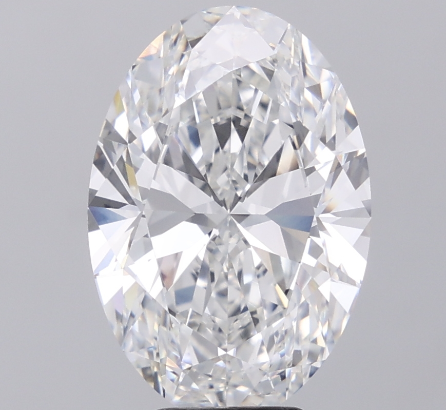 6.08 ct. oval Lab Grown Diamond front image