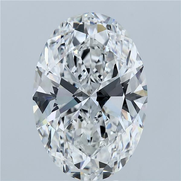 8.27 Carat Oval Cut F VVS2 Diamond - view 1