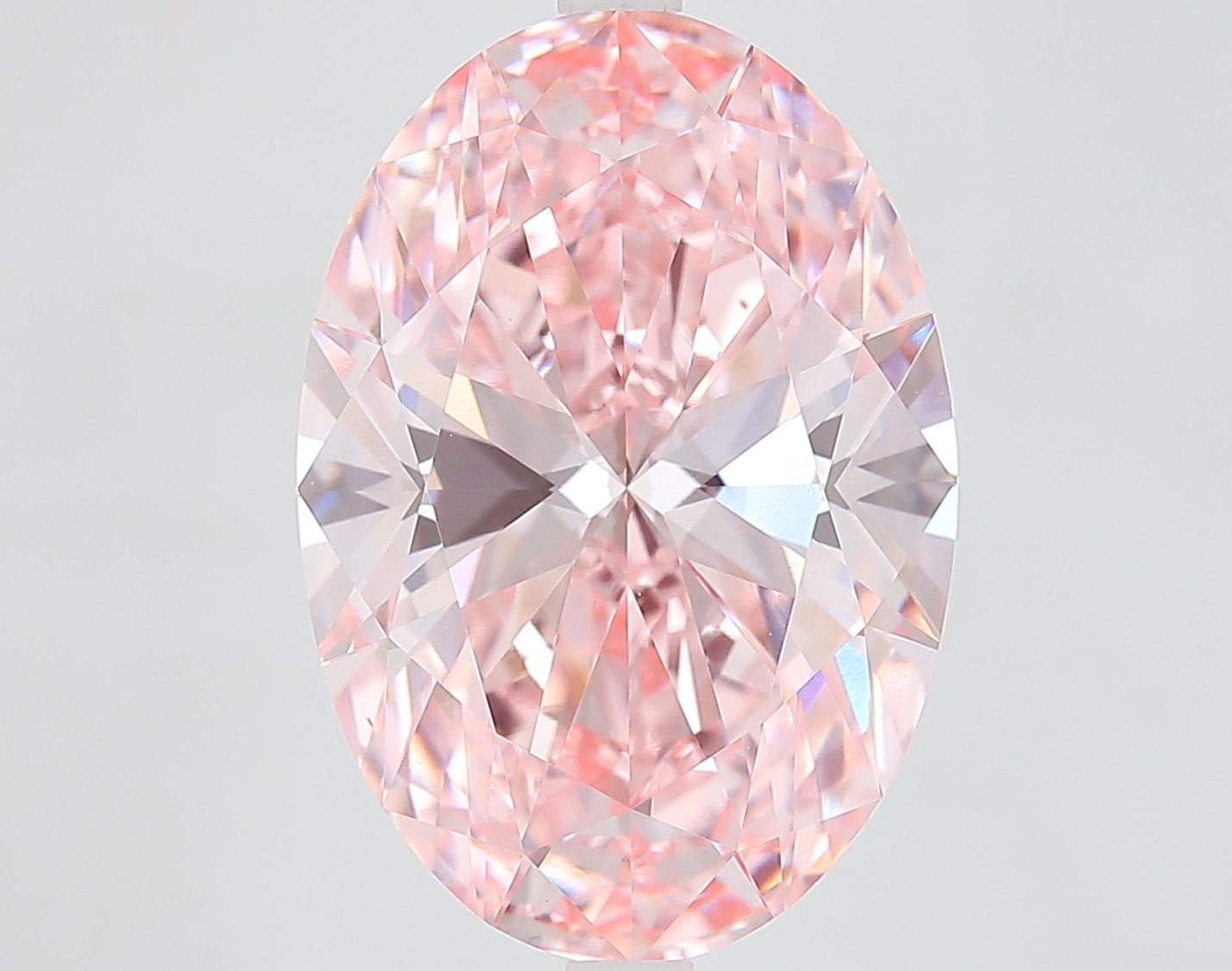 Oval 8.32ct Fancy Vivid Pink VS1