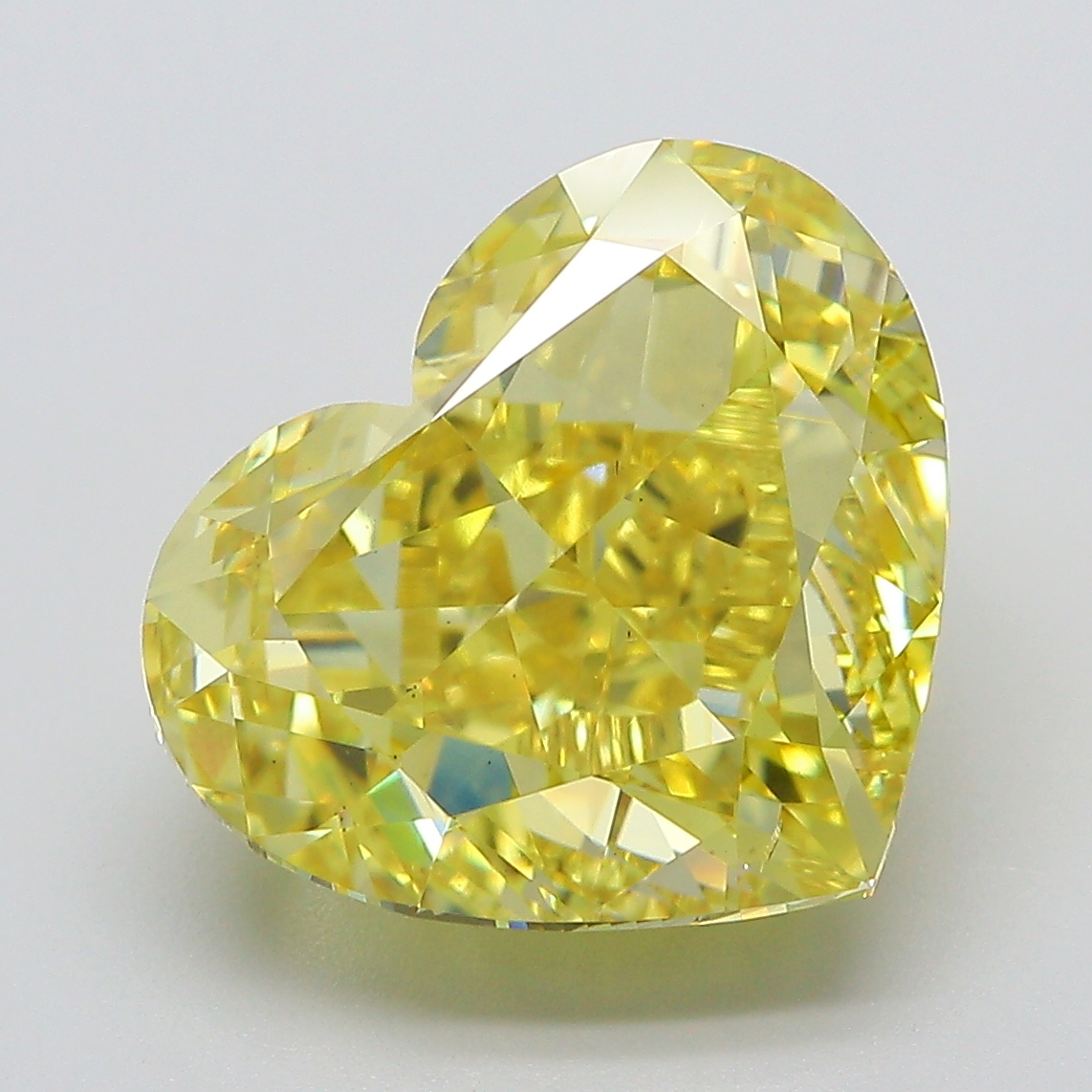 Heart 8.04ct Fancy Vivid Yellow VS2