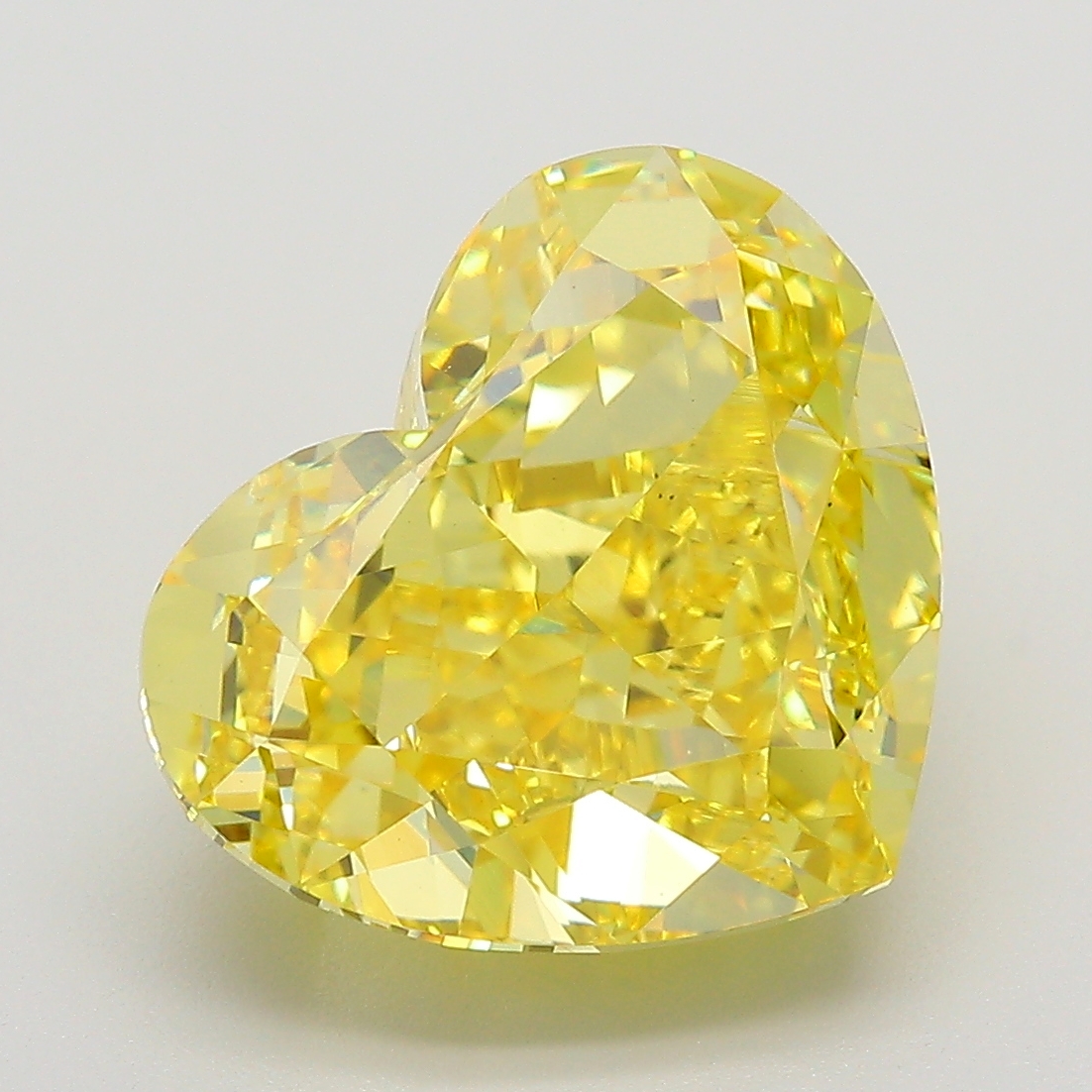 Heart 7.16ct Fancy Vivid Yellow VS2