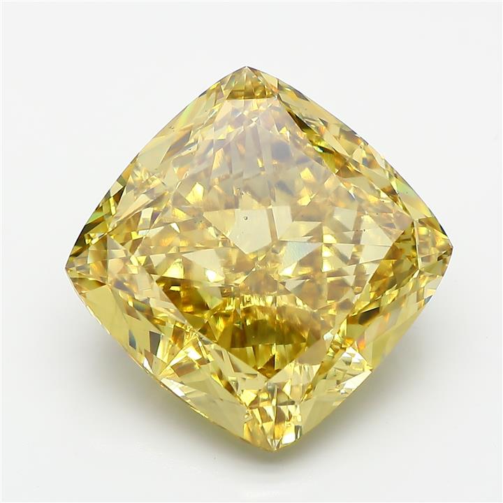 Cushion 15.7ct Fancy Intense Yellow VS2