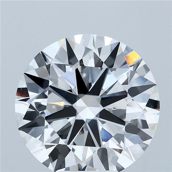 7.02 Carat Round Cut E VVS2 Diamond - view 1
