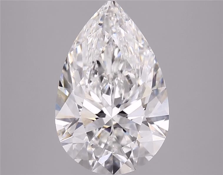 3.09 Carat Pear Cut Lab Diamond