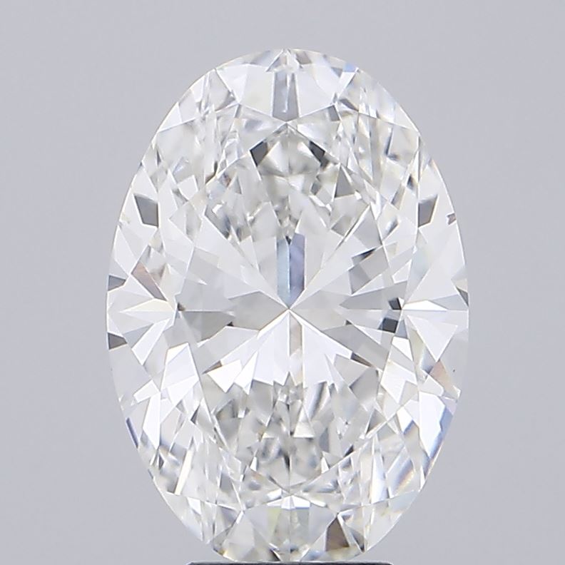 Oval 6.30ct F VVS2