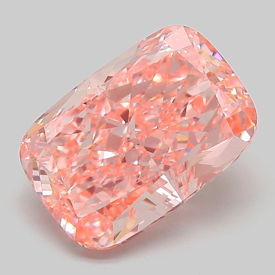 Cushion 4.03ct Fancy Vivid Pink VVS2