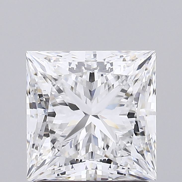 1.66 ct. princess Lab Grown Diamond front image