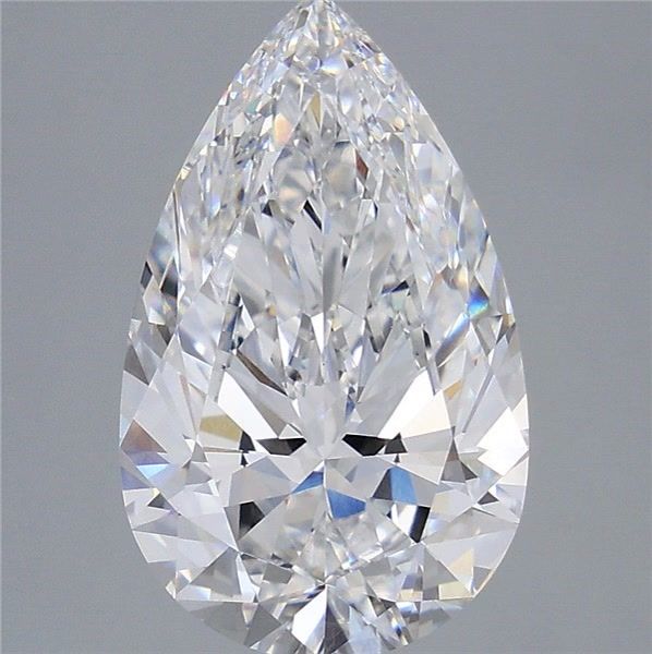 Pear 5.02ct D VVS2