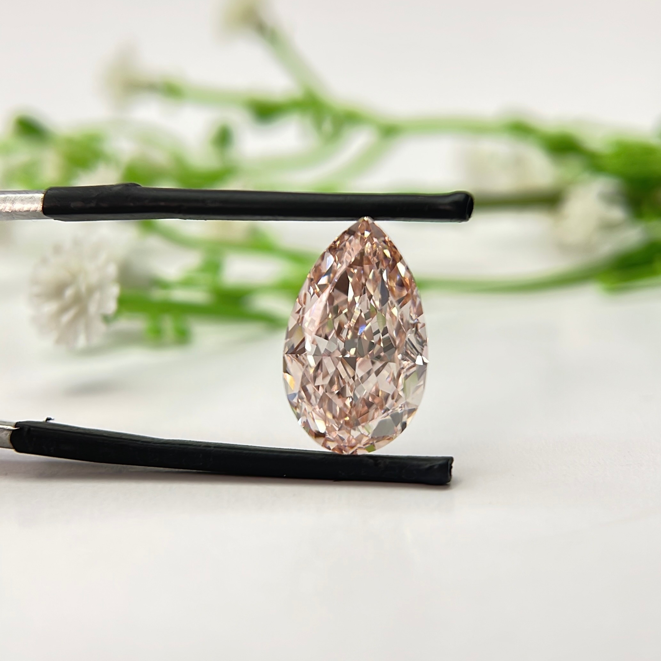 Pear 8.54ct Fancy Intense Pink VS1