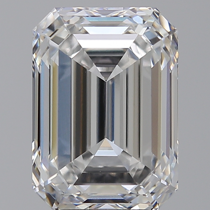 Emerald cut 6.04ct D VVS2