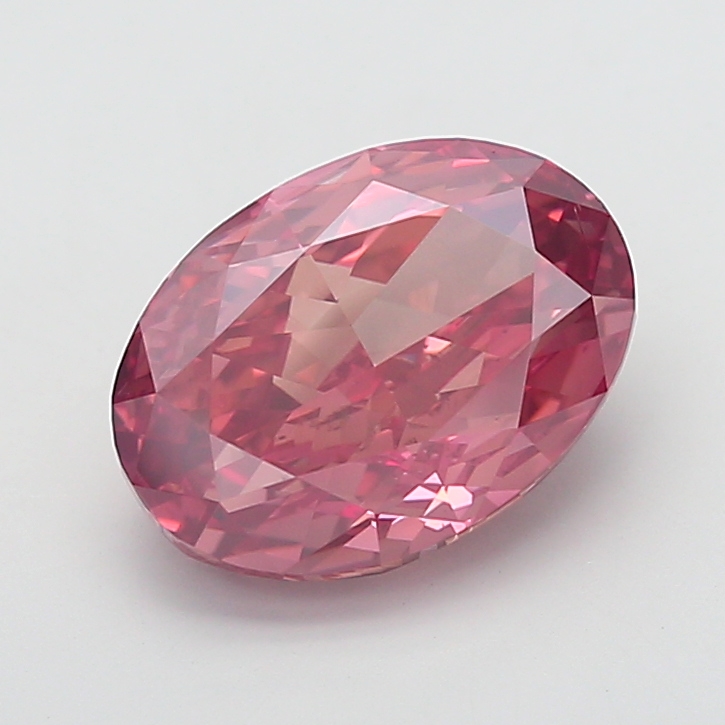 Oval 9.50ct Fancy Vivid Pink VS2