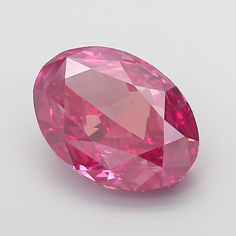 Oval 8.73ct Fancy Vivid Pink VS1