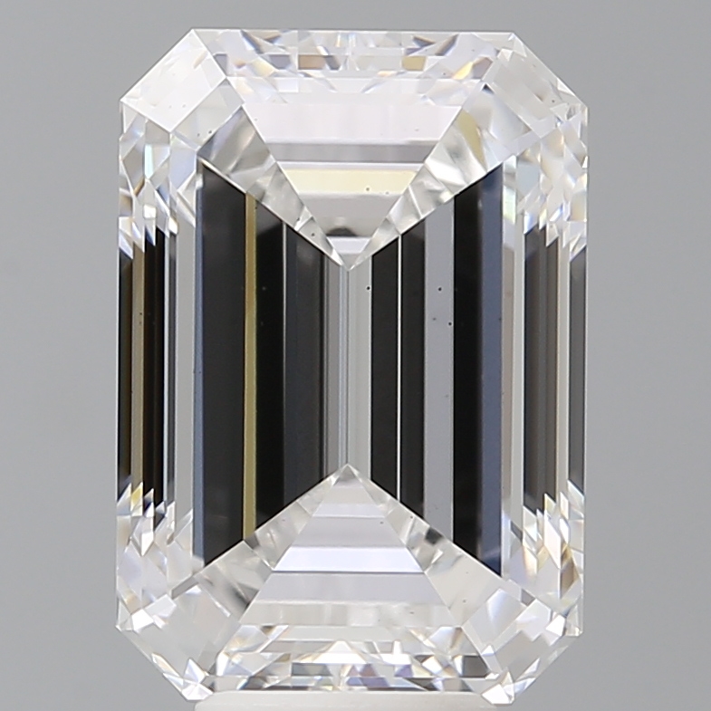 Emerald cut 7.06ct E VS2