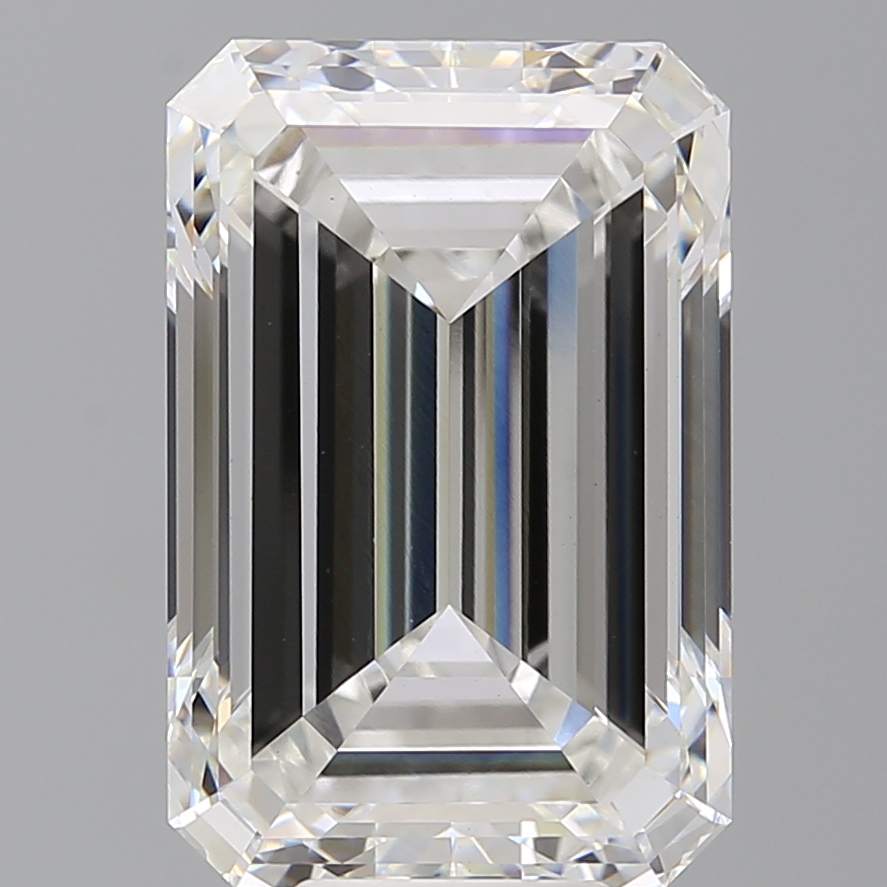 Emerald cut 10ct F VS1