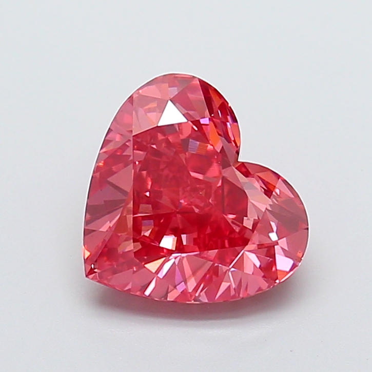 Heart 4.04ct Fancy Vivid Pink VS1