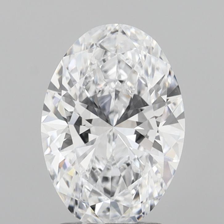 2.10 ct. oval Lab Grown Diamond front image