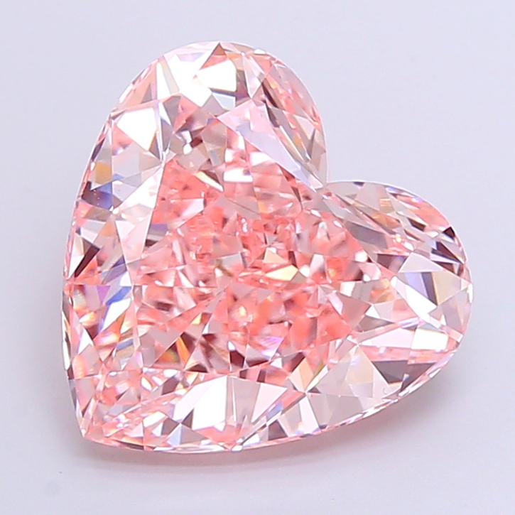 Heart 9.07ct Fancy Intense Pink VVS2
