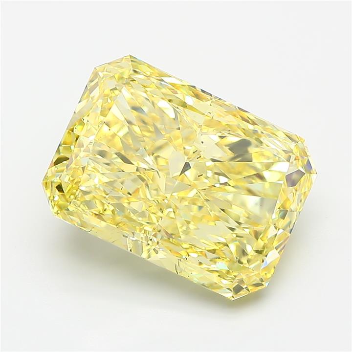 Radiant 8.13ct Fancy Intense Yellow VS2