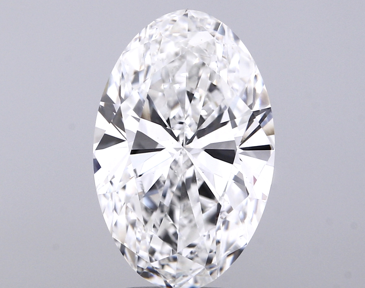 5.08 ct. oval Lab Grown Diamond front image