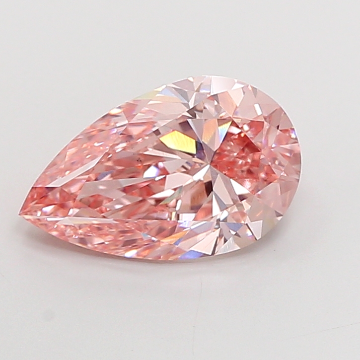 Pear 4.04ct Fancy Intense Pink VS1
