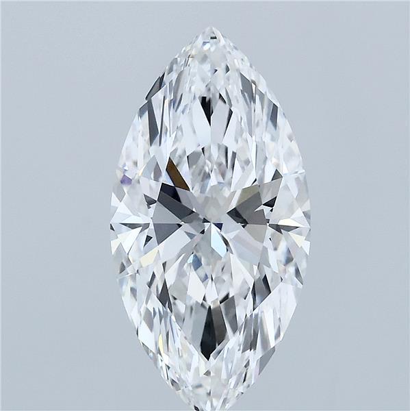 3.11 Carat Marquise Cut E VVS2 Diamond - view 1