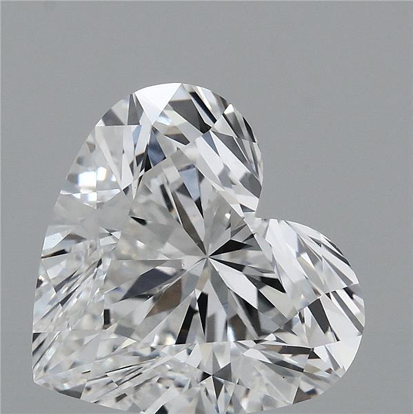 3.25 Carat Heart Cut E VVS2 Diamond - view 1