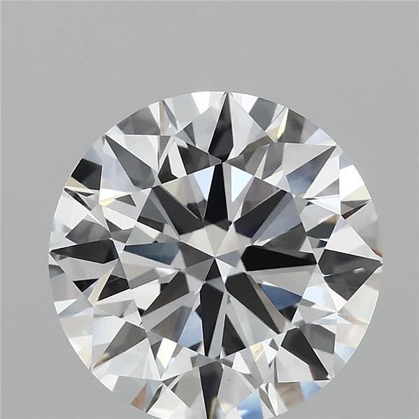 3.21 Carat Round Cut E VVS2 Diamond - view 1