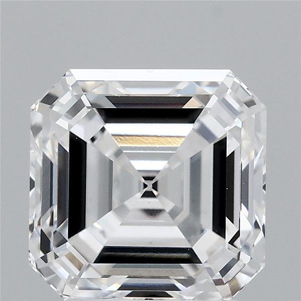 3.07 Carat Asscher Cut D VVS2 Diamond - view 1