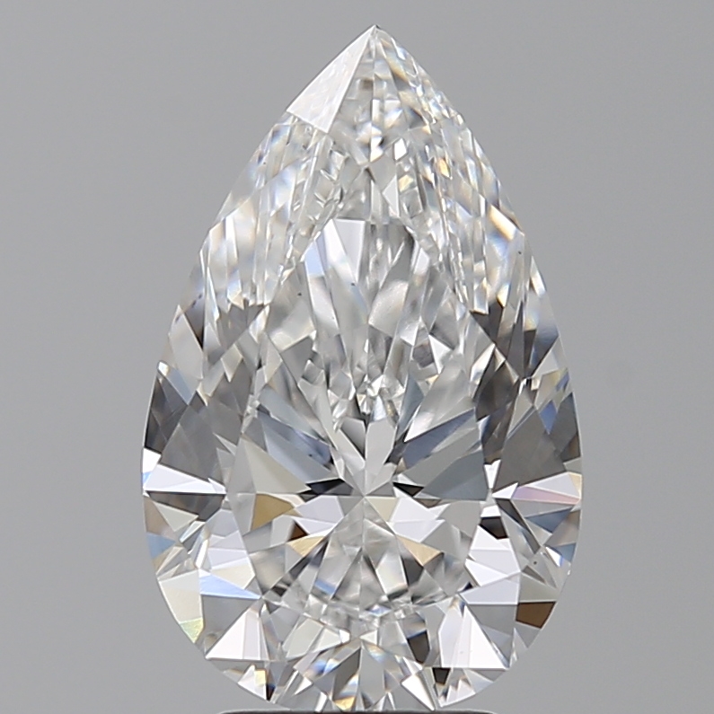 Pear 4.01ct E VVS2