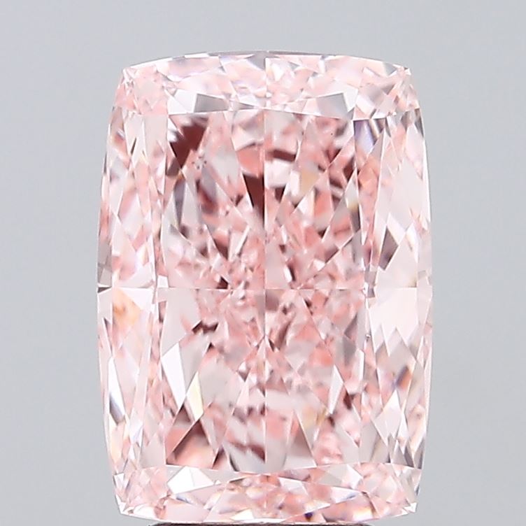 Cushion 5.06ct Fancy Vivid Pink VS1