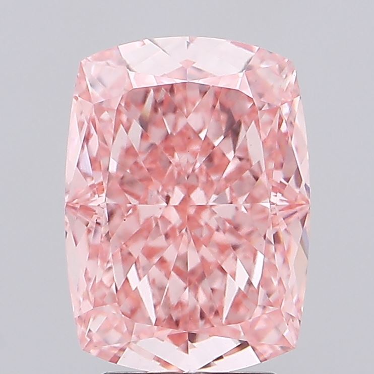Cushion 5.10ct Fancy Vivid Pink VS1