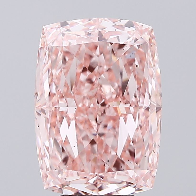 Cushion 6.03ct Fancy Vivid Pink VS2