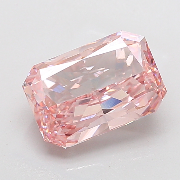 Radiant 5.52ct Fancy Intense Pink VS1