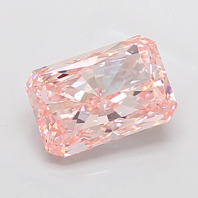 4.06ct Radiant Fancy Intense Pink VS2 IGI
