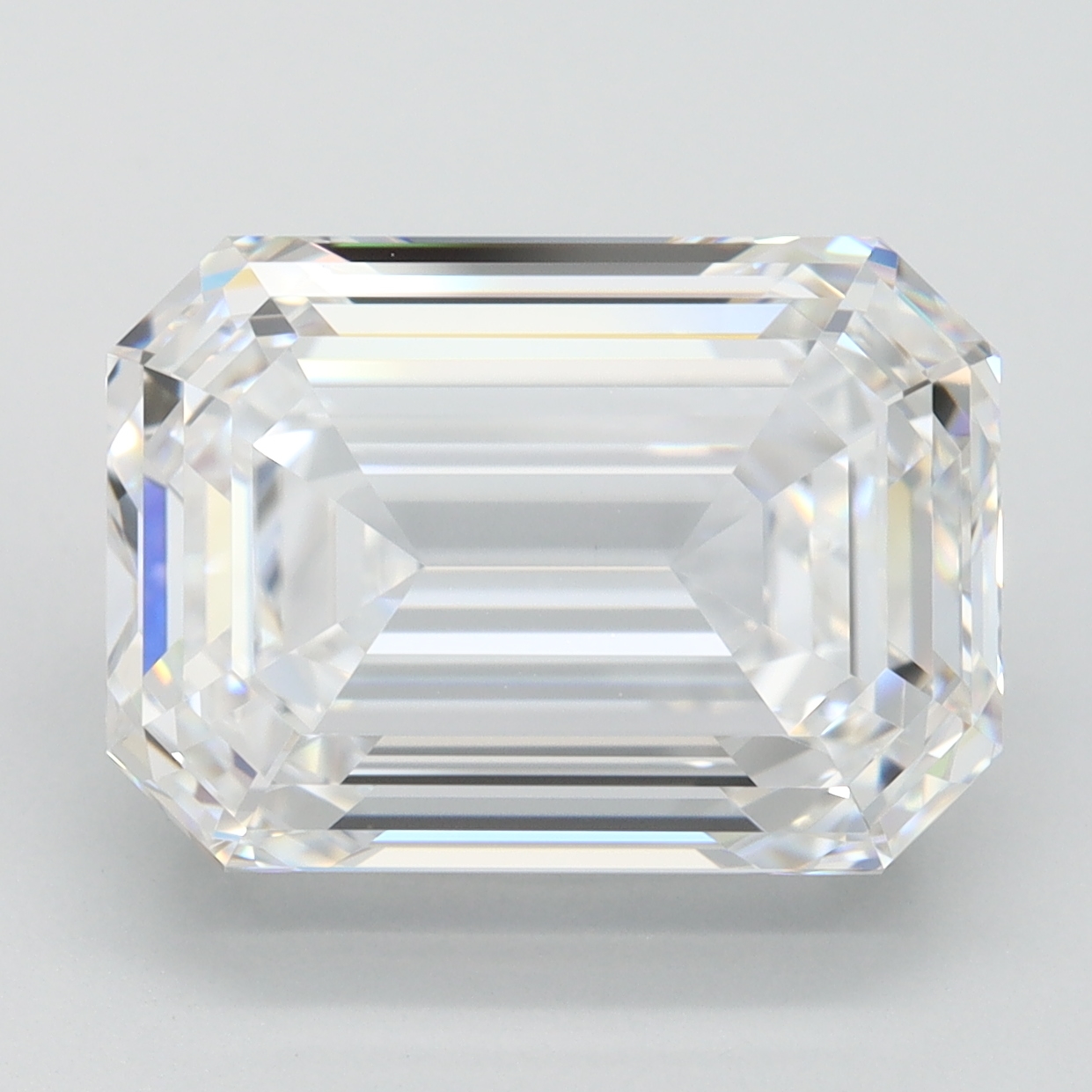 Emerald cut 7.09ct E VS1