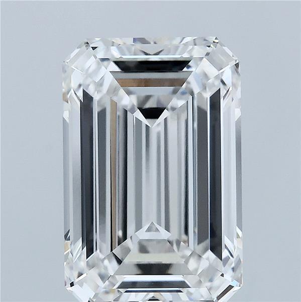 5.21 Carat Emerald Cut E VVS2 Diamond - view 1