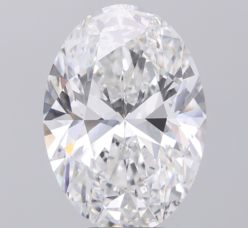 6.01 ct. oval Lab Grown Diamond front image