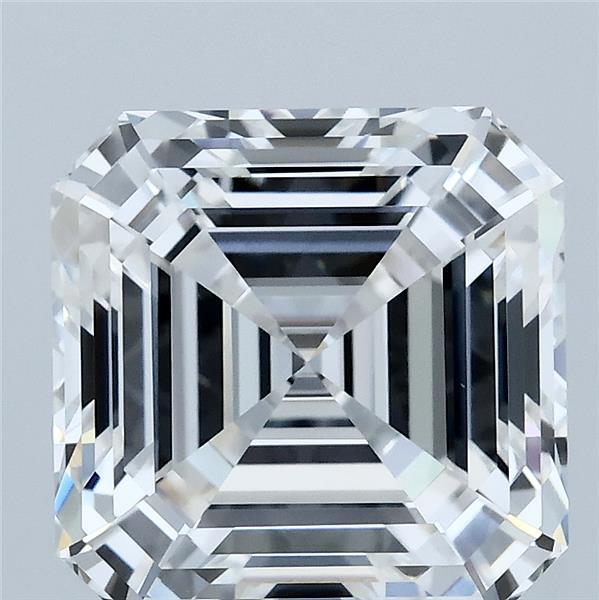 5.09 Carat Asscher Cut E VVS2 Diamond - view 1