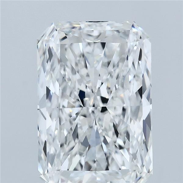 4.01 Carat Radiant Cut E VVS2 Diamond - view 1