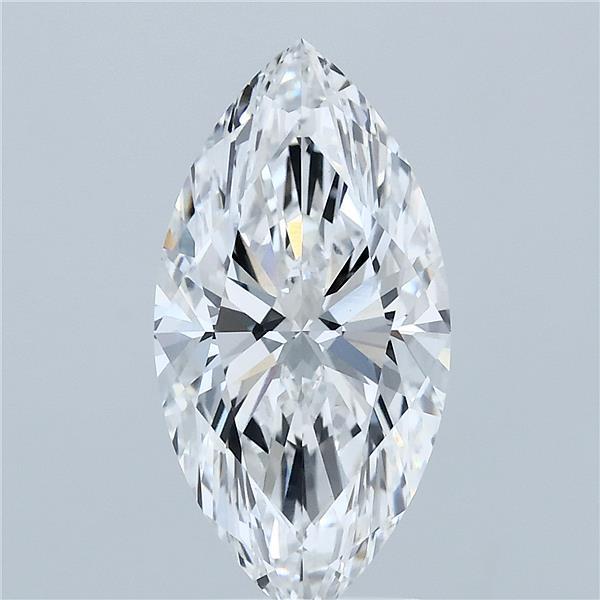 3.06 Carat Marquise Cut E VVS2 Diamond - view 1