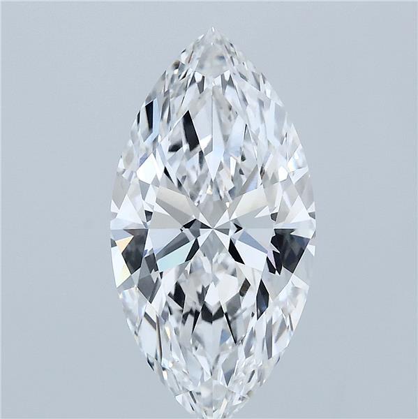 3.06 Carat Marquise Cut E VVS2 Diamond - view 1