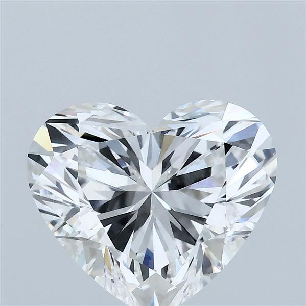 3.06 Carat Heart Cut E VVS2 Diamond - view 1