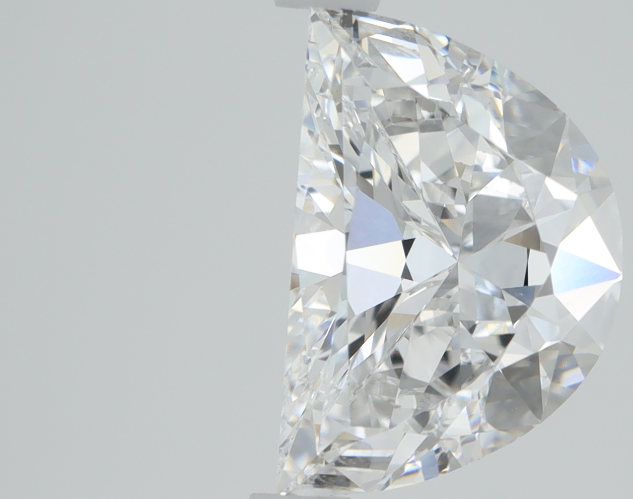 1.53 Carat Half Moon Cut Lab Diamond